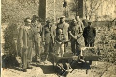 Castle workmen