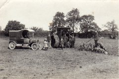 A G Potter On Farm Visit, WW1
