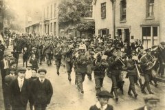Territorials marching in Church Street
