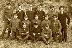 Local men on the Castle hills, c.1917
