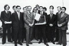 Presentation to Ray Kent, 1975