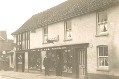 Fiske's cycle shop, Well Close Square, 1925